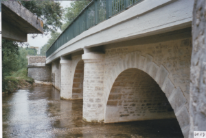 Les travaux du pont de Valence en 2017